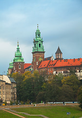 Image showing Wawel Royal castle in Krakow, Poland