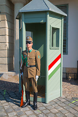 Image showing Guard of honor in Budapest, Hungary