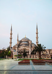 Image showing Sultan Ahmed Mosque (Blue Mosque) in Istanbul