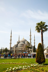 Image showing Sultan Ahmed Mosque (Blue Mosque) in Istanbul