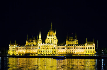 Image showing Hungarian Houses of Parliament in Budapest