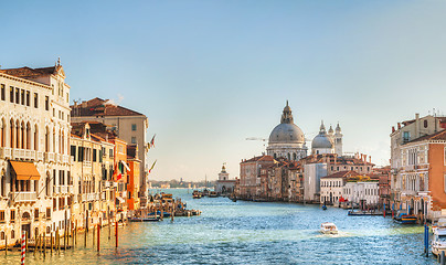 Image showing Panoramic view to Basilica Di Santa Maria della Salute