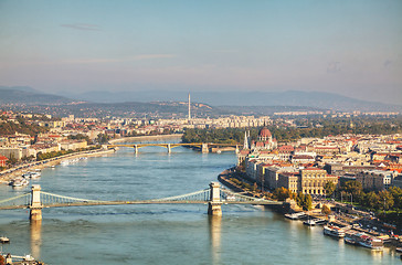 Image showing Panoramic overview of Budapest, Hungary