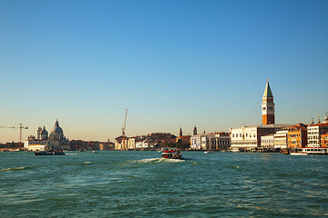 Image showing Venice as seen from the lagoon