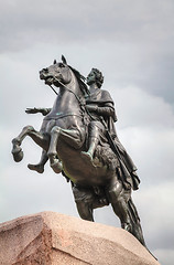 Image showing Statue of Peter the Great in Saint Petersburg