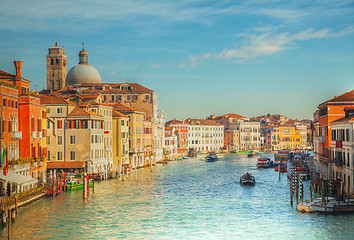 Image showing View to Grande Canal in Venice, Italy