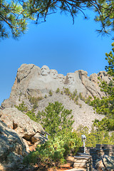 Image showing Mount Rushmore monument in South Dakota