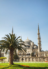 Image showing Sultan Ahmed Mosque (Blue Mosque) in Istanbul