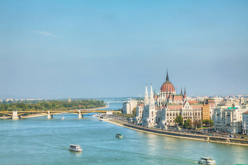 Image showing Hungarian Parliament building in Budapest, Hungary