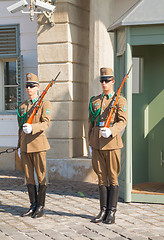 Image showing Guards of honor in Budapest, Hungary
