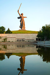 Image showing 'The Motherland calls!' monument in Volgograd, Russia