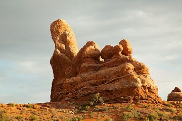 Image showing Scenic view at Arches National Park, Utah, USA