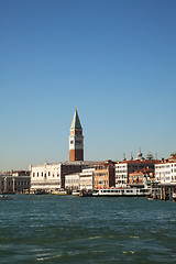Image showing Venice as seen from the lagoon