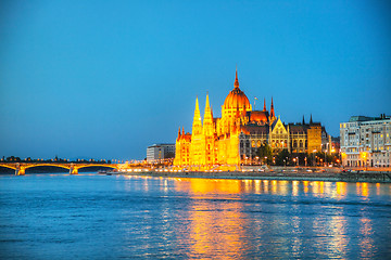 Image showing Hungarian Parliament building in Budapest