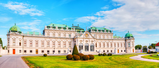 Image showing Belvedere palace in Vienna, Austria