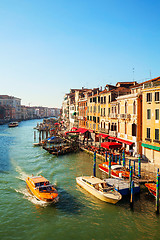 Image showing View to Grand Canal in Venice, Italy