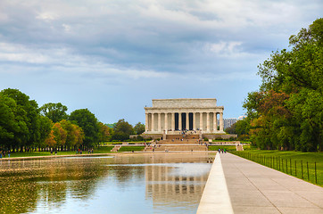 Image showing The Lincoln Memorial in Washington, DC in the morning