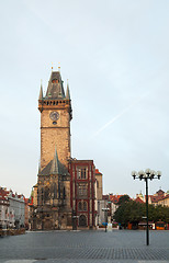 Image showing Old City Hall in Prague in the morning