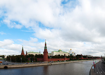 Image showing Overview of downtown Moscow