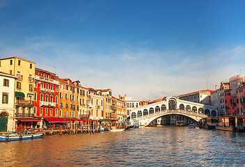 Image showing Rialto Bridge (Ponte Di Rialto) in Venice, Italy