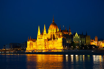 Image showing Hungarian Parliament building in Budapest