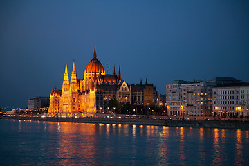 Image showing Hungarian Parliament building in Budapest