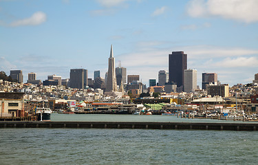 Image showing Downtown of San Francisco as seen from the bay