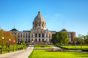 Image showing Minnesota capitol building in St. Paul, MN