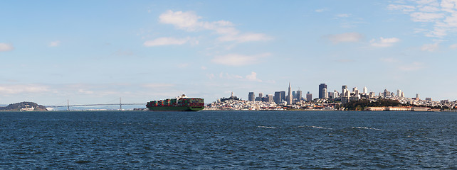 Image showing Downtown of San Francisco as seen from the bay