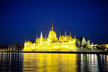 Image showing Hungarian Houses of Parliament in Budapest