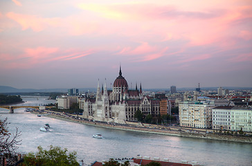 Image showing Hungarian Houses of Parliament in Budapest