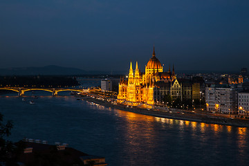 Image showing Hungarian Houses of Parliament in Budapest