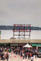 Image showing  Famous Pike Place Public Market in Seattle