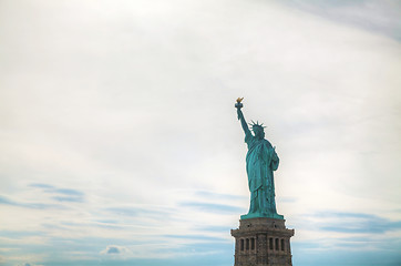 Image showing Lady Liberty statue in New York