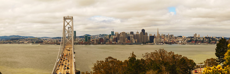 Image showing Downtown of San Francisco as seen from the bay