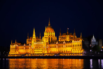 Image showing Hungarian Parliament building in Budapest