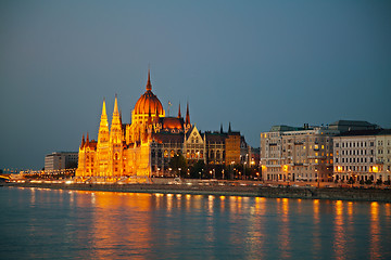 Image showing Hungarian Parliament building in Budapest