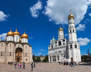 Image showing Ivan the Great Bell Tower at Moscow Kremlin