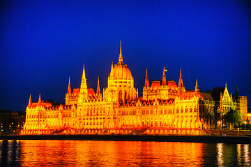 Image showing Hungarian Parliament building in Budapest