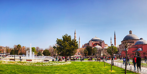 Image showing Hagia Sophia in Istanbul, Turkey in the morning