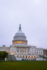 Image showing United States Capitol building in Washington, DC