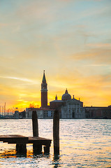 Image showing Basilica Di San Giogio Maggiore in Venice