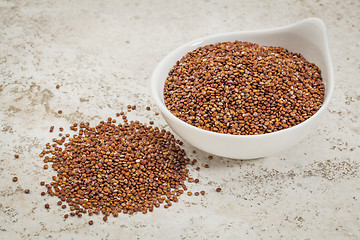 Image showing red quinoa grain