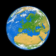 Image showing Europe on Earth