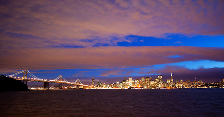 Image showing Downtown of San Francisco as seen from seaside