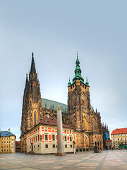 Image showing St. Vitus Cathedral in Prague in Prague