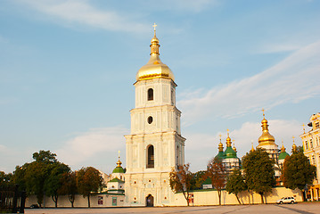 Image showing St. Sofia monastery in Kiev, Ukraine in the morning