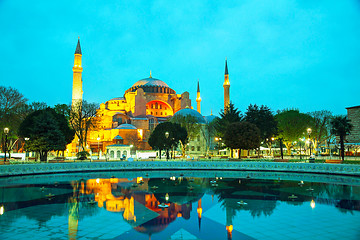 Image showing Hagia Sophia in Istanbul, Turkey