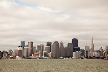 Image showing Downtown of San Francisco as seen from seeside