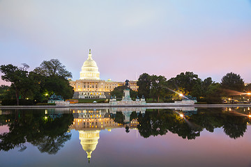 Image showing United States Capitol building in Washington, DC